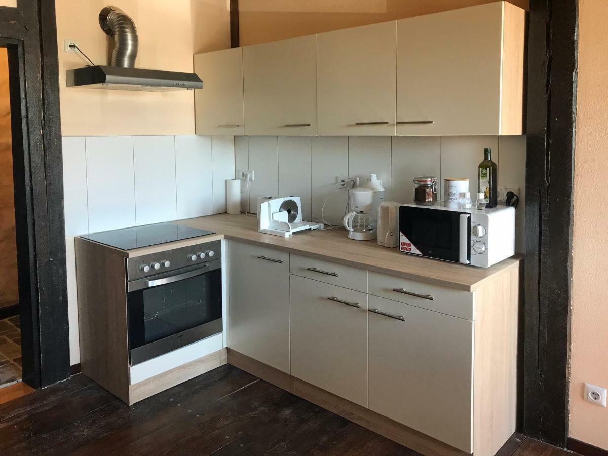 Ferienwohnung Wachstube Mit 3 Schlafraeumen Im Rittergut Leppersdorf Wachau Exterior foto